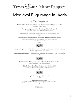 Medieval Pilgrimage in Iberia