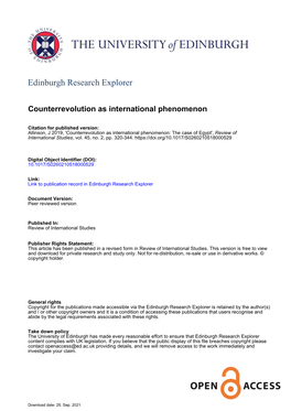 Edinburgh Research Explorer