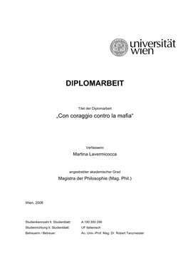 Diplomarbeit