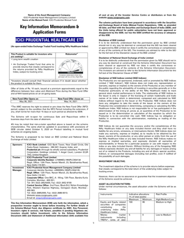 Icici Prudential Healthcare