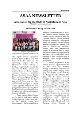 Asaa Newsletter