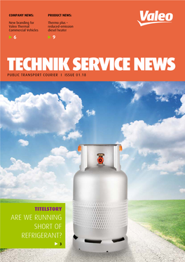 Technik Service News Public Transport Courier I Issue 01.18