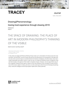 TRACEY Journal ISSN: 1742-3570
