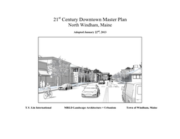 2012 North Windham 21St Century Downtown Plan