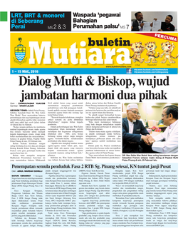 Dialog Mufti & Biskop, Wujud Jambatan Harmoni Dua Pihak