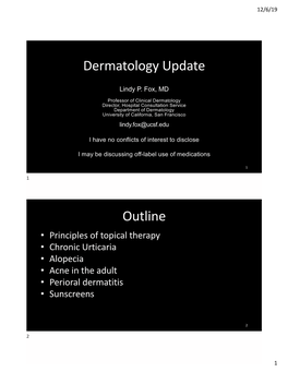 Dermatology Update