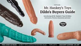 The Mr. Hankey's Toys Dildo Buyers Guide