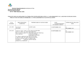 Direction Départementale Des Territoires De L'oise