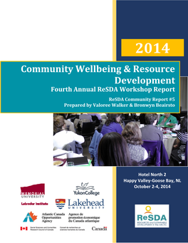 Community Wellbeing & Resource Development