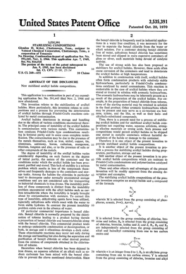 United States Patent Office Patented Oct