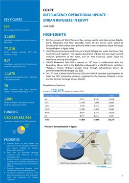 Syrian Refugees in Egypt