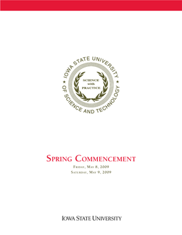 Spring Commencement