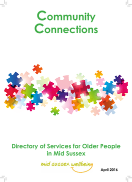 Directory of Services for Older People in Mid Sussex