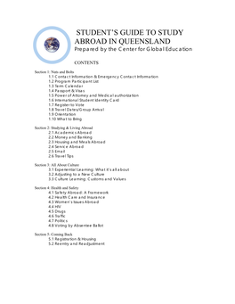 Student's Guide to Study Abroad in Queensland