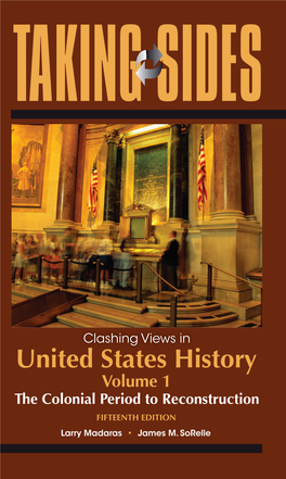 Taking Sides in United States History