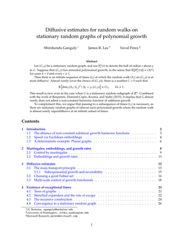 Diffusive Estimates for Random Walks on Stationary Random Graphs Of