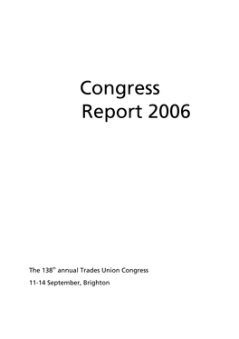 Congress Report 2006