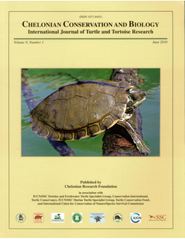 CHELONIAN CONSERVATION and BIOLOGY International Journal of Turtle and Tortoise Research