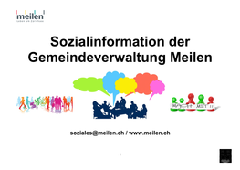 Sozialinformation Der Gemeindeverwaltung Meilen