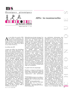 Adnc : Les Incontournables