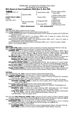 Tattersalls October Yearling Sale Book 1