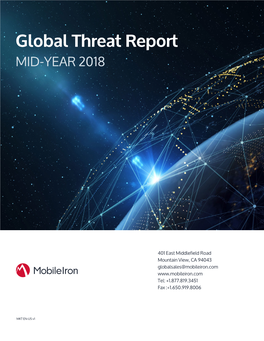 Global Threat Report MID-YEAR 2018