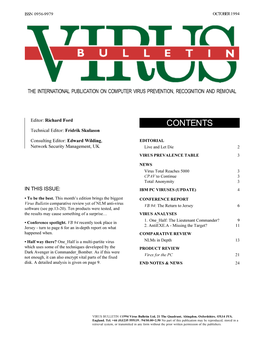 Virus Bulletin, October 1994