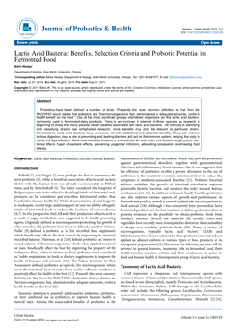 Lactic Acid Bacteria