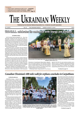 The Ukrainian Weekly, 2018