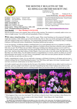 2020-05 KOS Monthly Bulletin May 2020