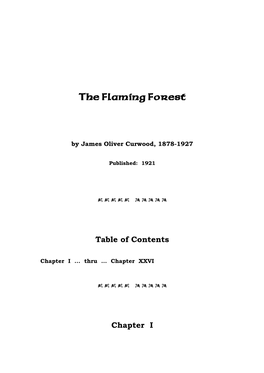 The Flaming Forest