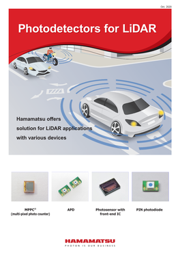 Photodetectors for Lidar