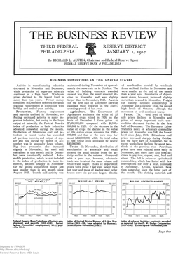 Business Review: January 1, 1927