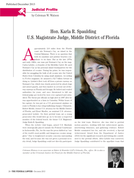 Spaulding, Hon. Karla R