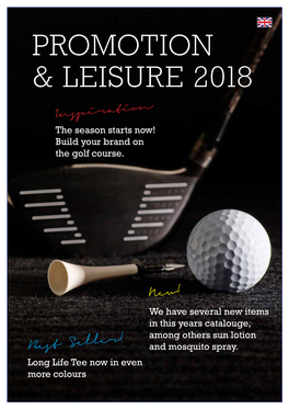 Promotion & Leisure 2018