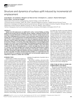 Structure and Dynamics of Surface Uplift Induced by Incremental Sill Emplacement