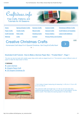 Creative Christmas Crafts Homemade Craft Ideas for a Special Christmas