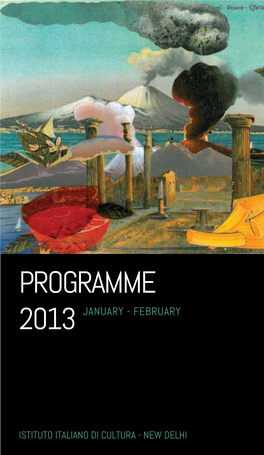 PROGRAMME 2013 January - February