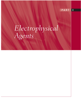 Electrophysical Agents