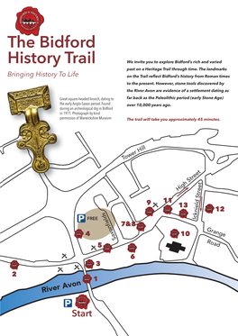 The Bidford History Trail We Invite You to Explore Bidford’S Rich and Varied Past on a Heritage Trail Through Time