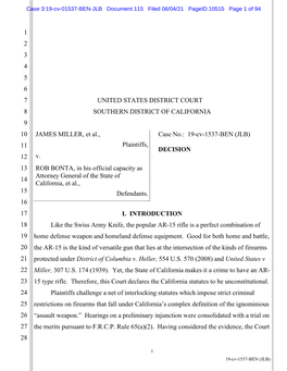 Case 3:19-Cv-01537-BEN-JLB Document 115 Filed 06/04/21 Pageid.10515 Page 1 of 94