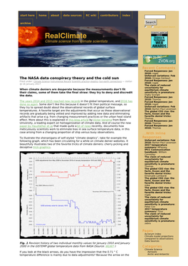 The NASA Data Conspiracy Theory and the Cold Sun « Realclimate