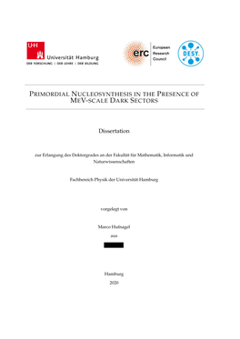 2 Particle Dynamics in an Expanding Universe 5 2.1 the Friedmann Equations