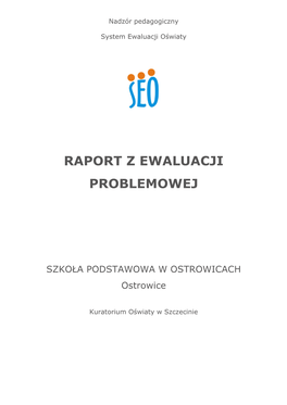 Raport Z Ewaluacji Problemowej