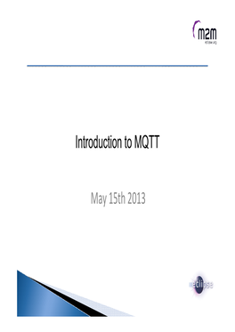 Introduction to MQTT