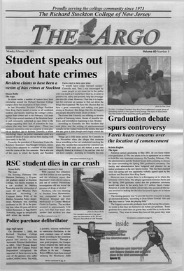 Student Speaks out About Hate Crimes Resident Claims to Have Been a Farris Cited in Their Open Letter