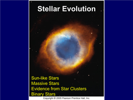 Stellar Evolution