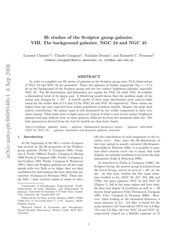 Arxiv:Astro-Ph/0609148V1 6 Sep 2006 L Ik+Hl Tcuemksi Airt Iden- to Easier It Makes Stucture Halo + Sim- Their Disk 1985)