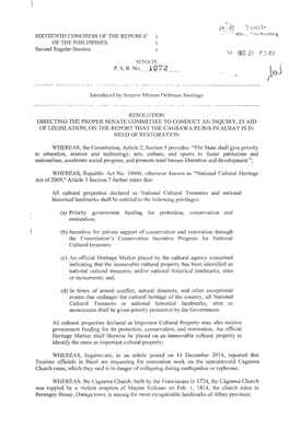 LTC ) of the PHILIPPINES ) Second Regular Session ) DEC 2; P J :(\7 SENATE P