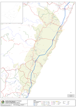 Provincial Road Network Umdoni Local Municipality (KZN212)
